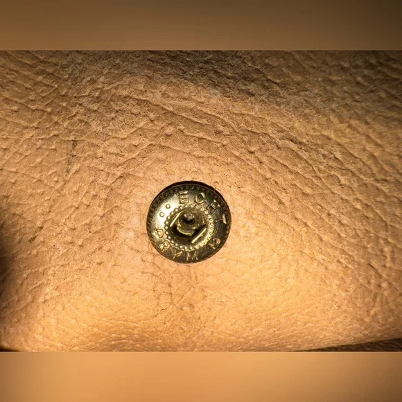 Gucci Vintage PVC/Leather GG Web Sherry Line Clutch. - Picture 13 of 16